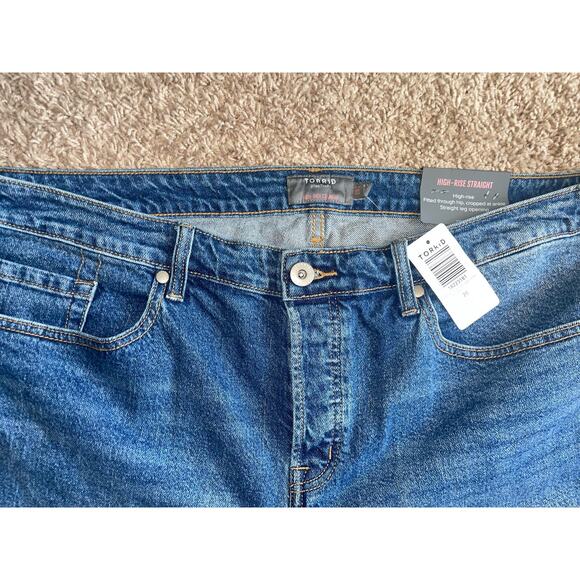 NWT Torrid High Rise Straight Jeans - Size 20S ***. - Picture 4 of 5